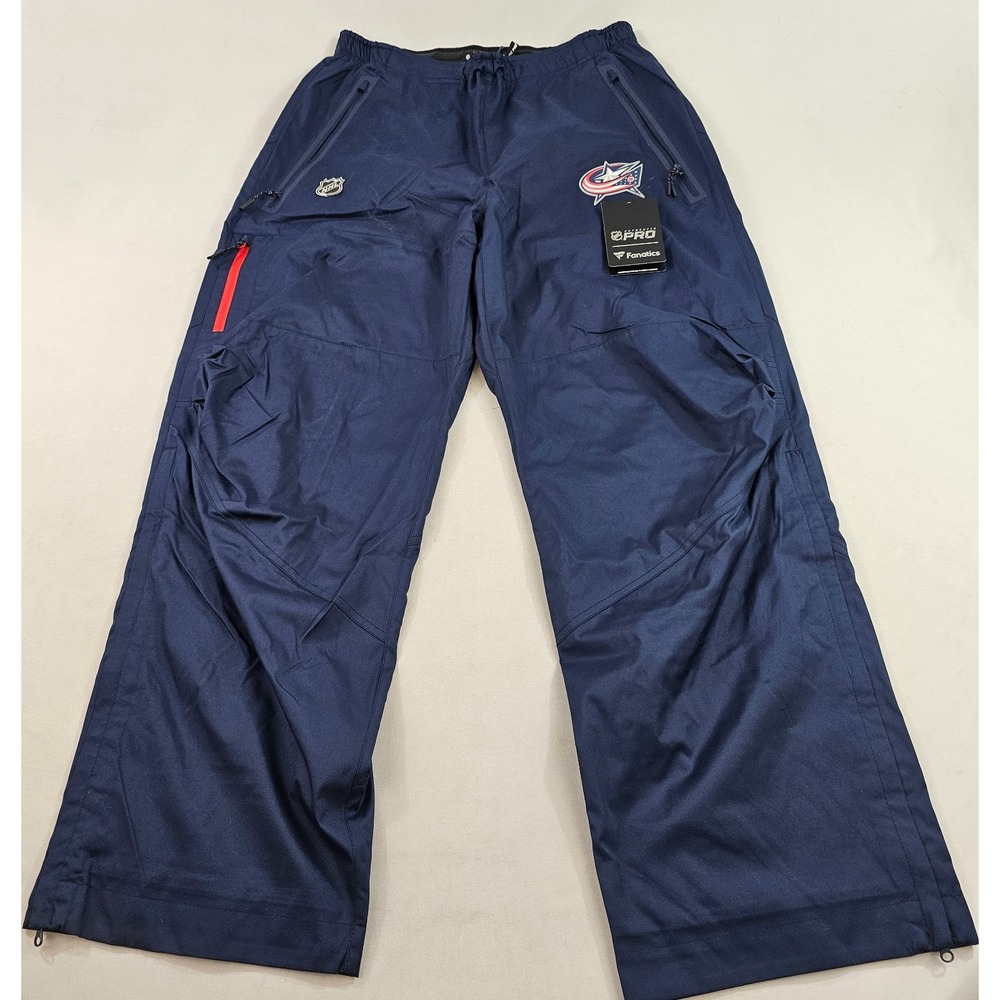 Fanatics Pro Columbus Blue Jackets NHL Mens Sweatpants Large Navy BB156921451